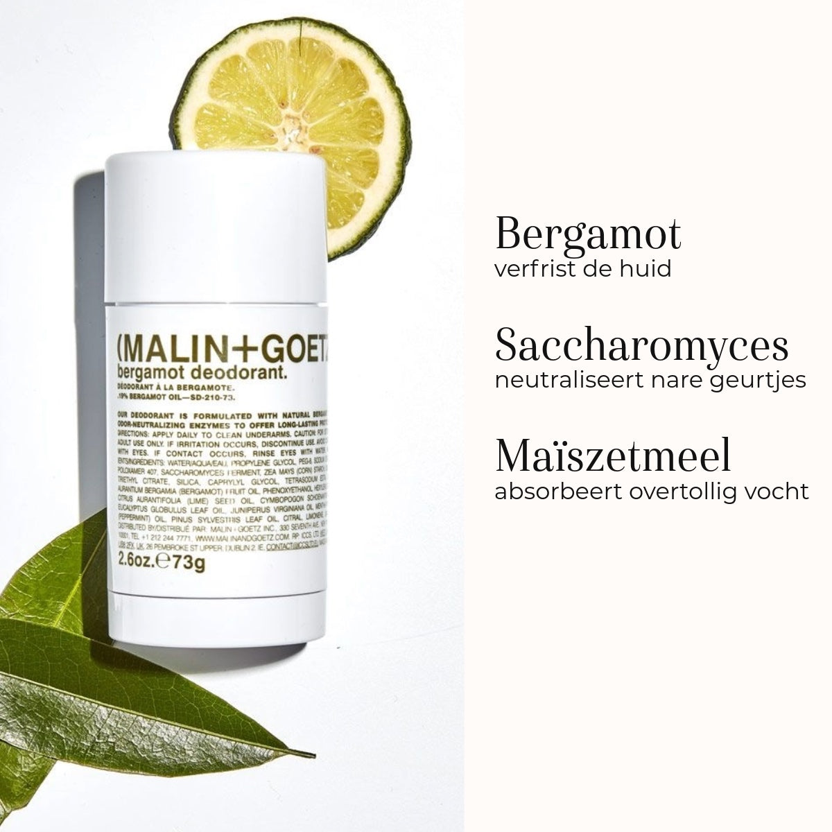 Bergamot Deodorant 73gr ingredienser