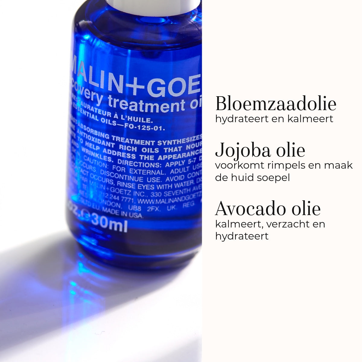 Recovery Treatment Oil 30ml ingredienser