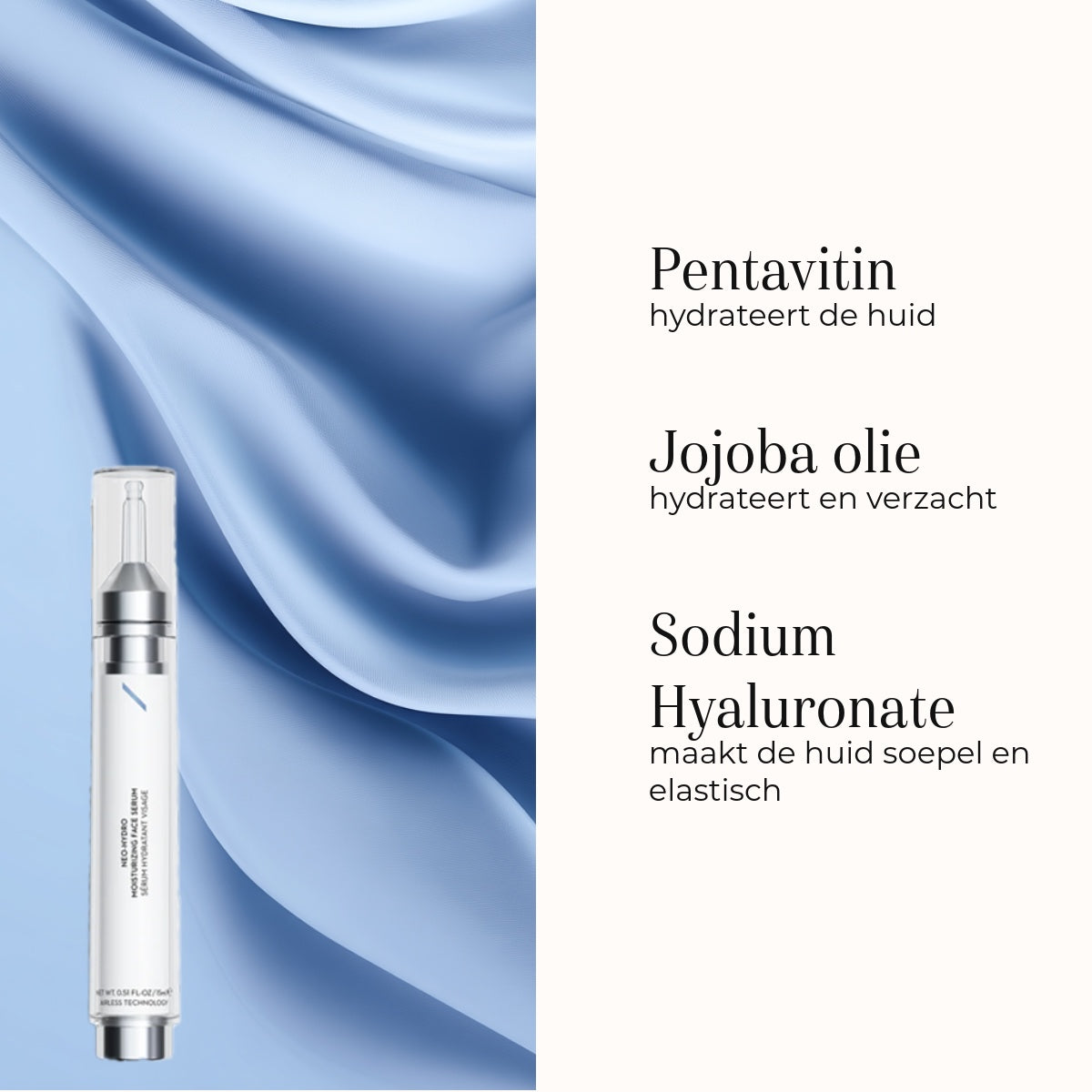 Neo-Hydro Moisturizing Face Serum 15ml ingredienser