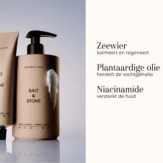 Body Lotion - Saffron & Cedar ingredienser