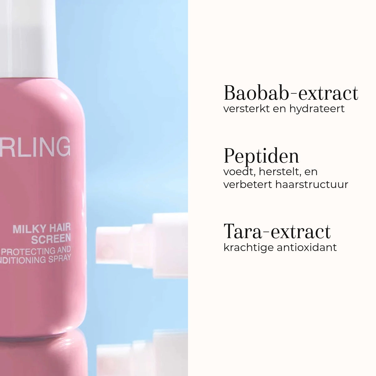 Milky Hair Screen 150ml ingredienser