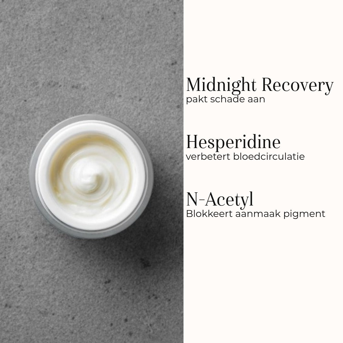 Medik8 Advanced Night Eye 15ml ingredienser hesperidin og N-acetyl