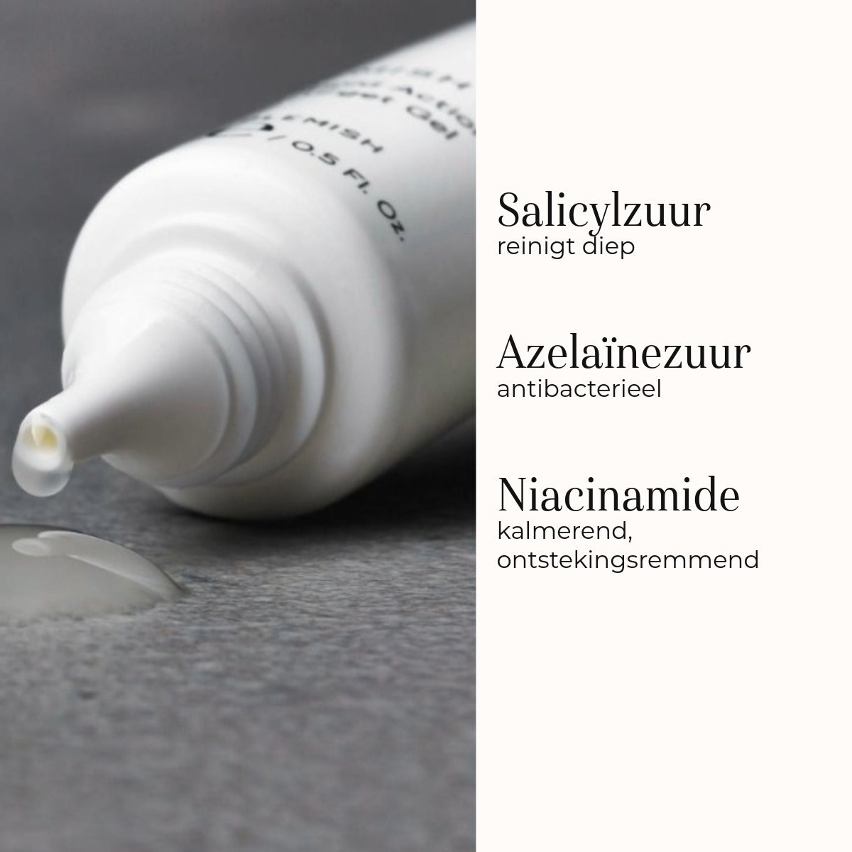 Medik8 Blemish SOS 15ml ingredienser salicylsyre, azelainsyre og niacinamid