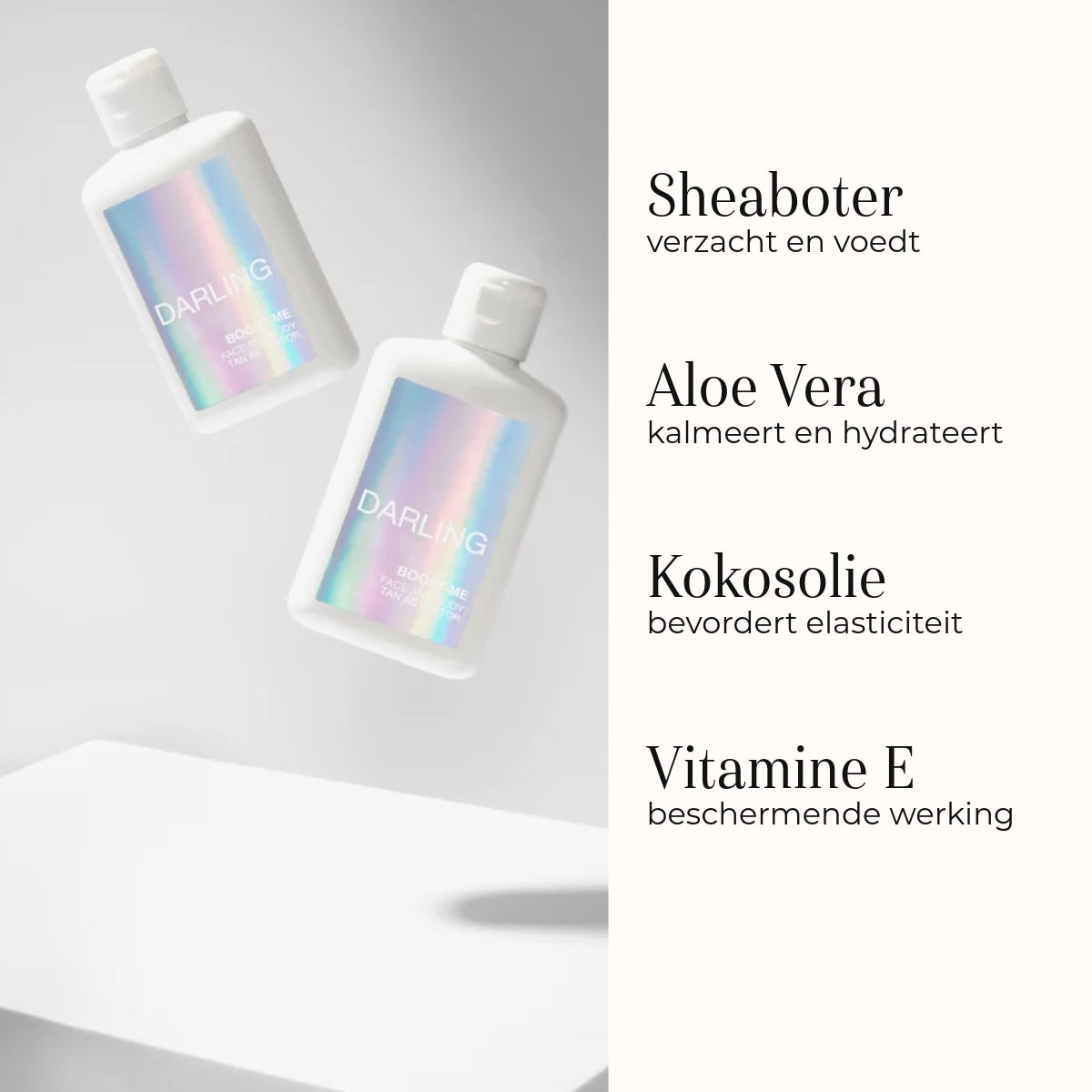 Boost-Me Tan Activator 150ml ingredienser