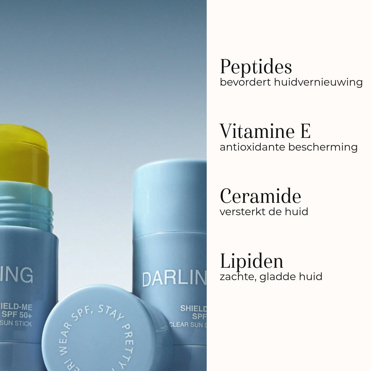Shield-Me SPF 50 Clear Sun Stick 17gr ingredienser