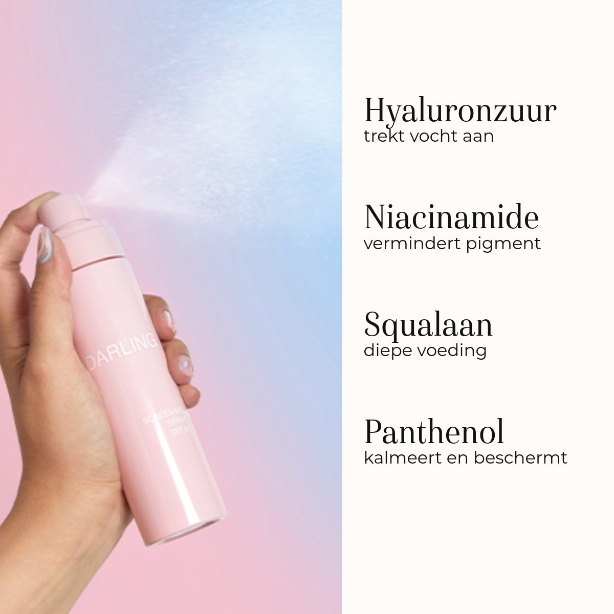 Screen-Me Spray SPF 30 150ml ingredienser