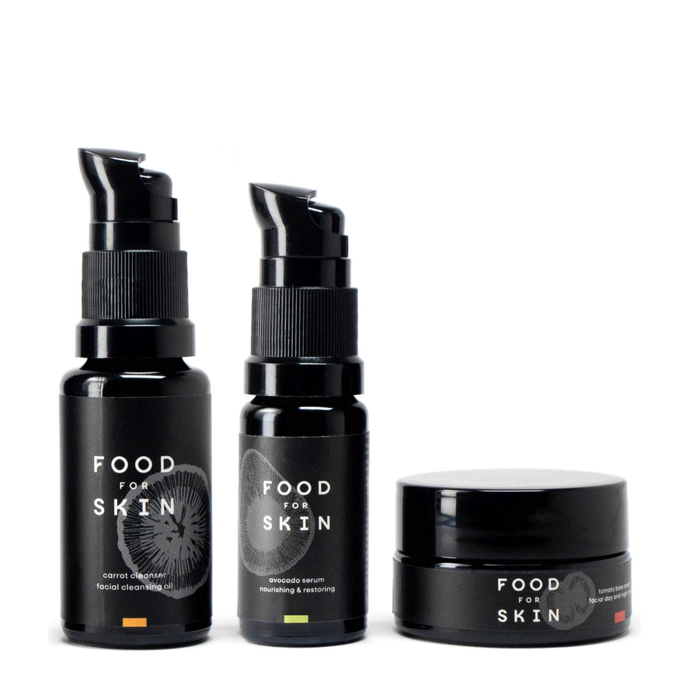 Food for Skin Prøvesæt Avocado - dybt nærende 15 ml, 15 ml, 10 ml