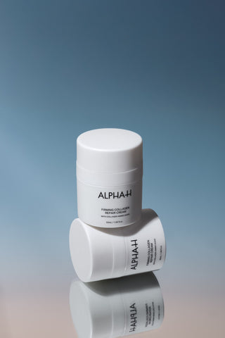 Alpha-H Firming Collagen Repair Cream twee potten gestapeld