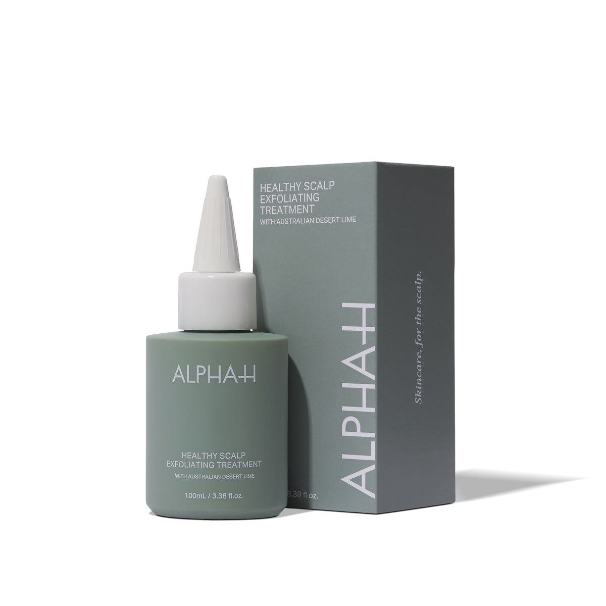 Alpha-H Healthy Scalp Exfoliating Treatment flaske med æske