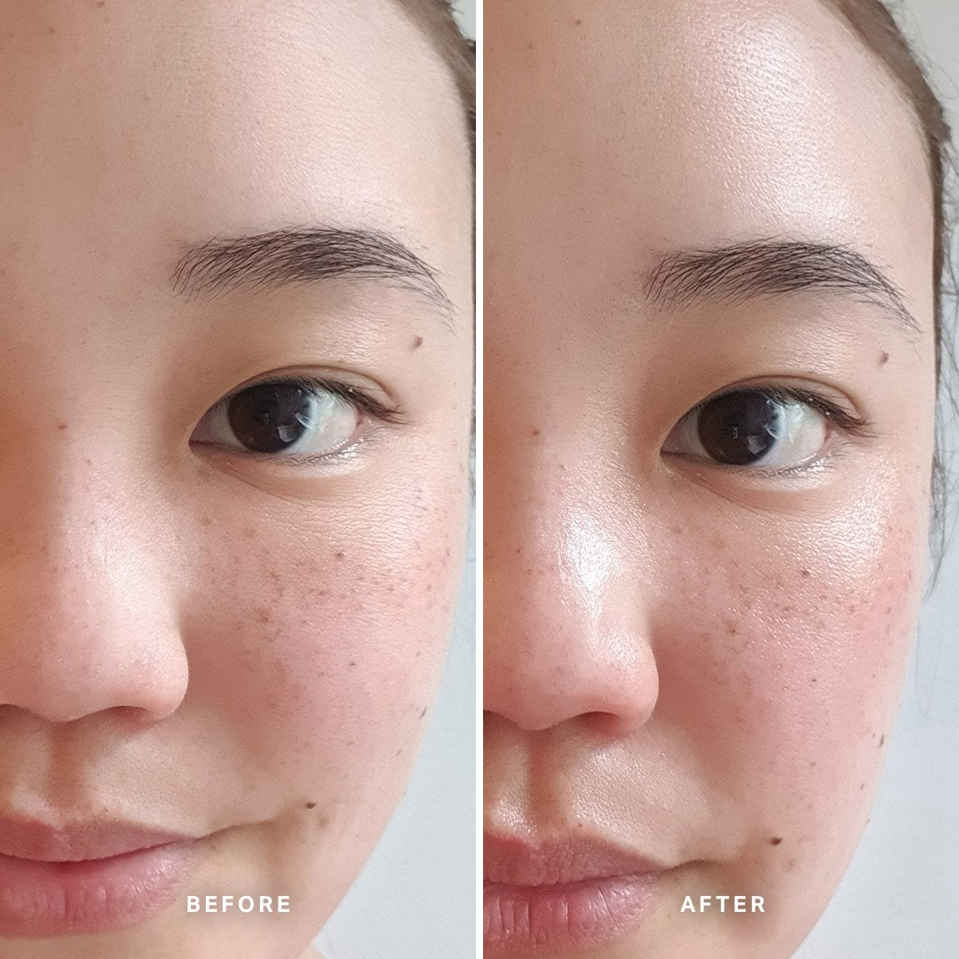 Alpha-H Midnight Reboot Serum før og efter resultat fem