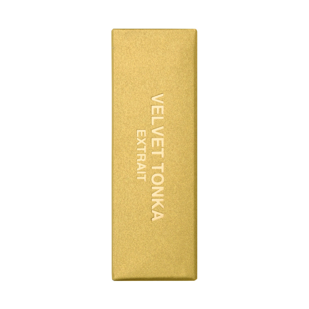 BDK Parfums Velvet Tonka Extrait 2ml gyldent etui med produktnavn