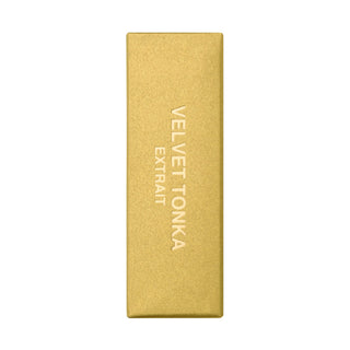 BDK Parfums Velvet Tonka Extrait 2ml gyldent etui med produktnavn