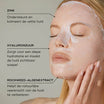 Medik8 Ultimate Recovery Bio-Cellulose Mask model med maske og ingredienser