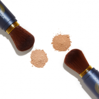 Brush on Block Touch Of Tan - Tinted Mineral Sunscreen SPF 30 tekstur