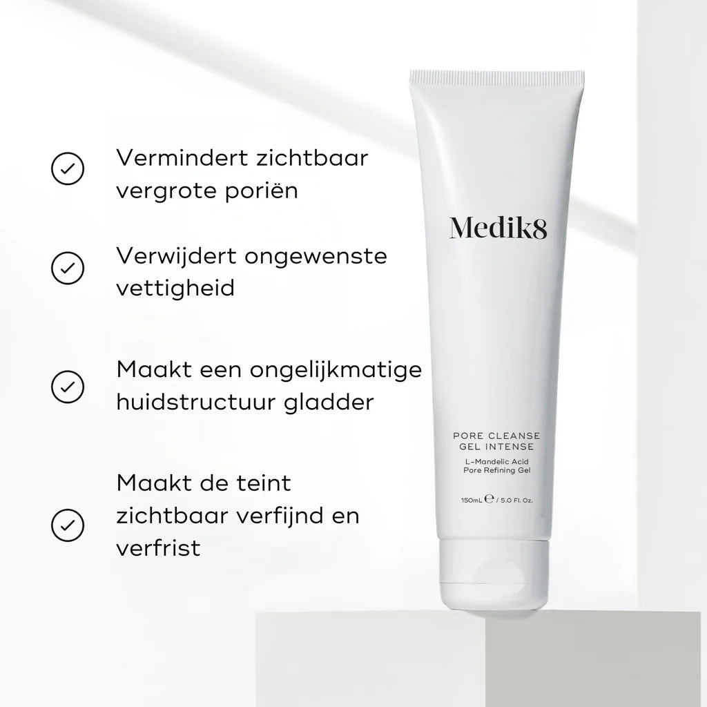 Medik8 Pore Cleanse Gel Intense 150ml tube med fordele