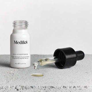 Medik8 Oxy-R Peptides 2x 10ml flaske med pipette og serumdråbe