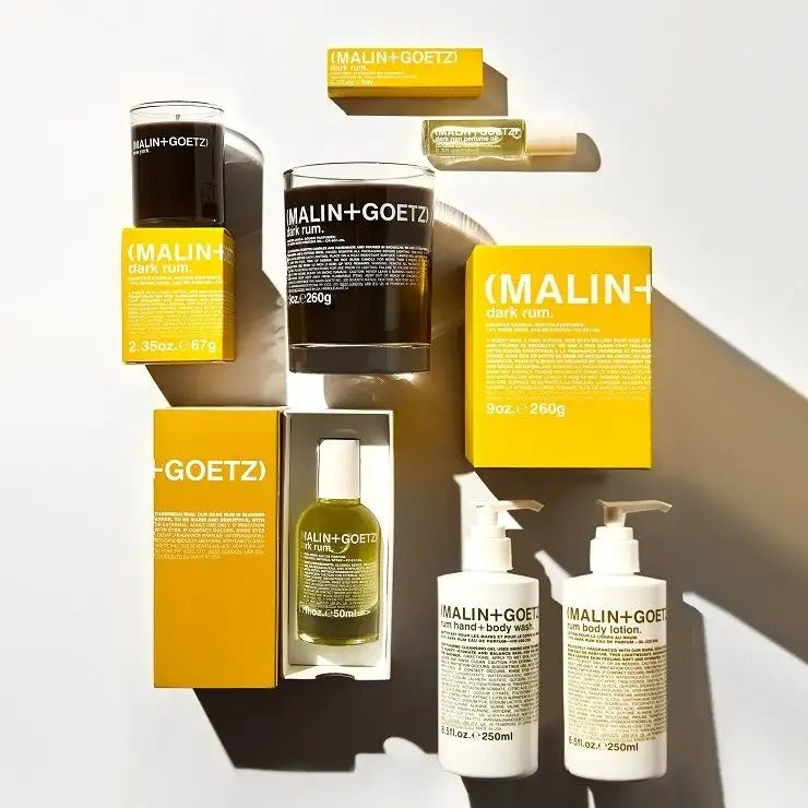 Malin+Goetz Duftlys - Dark Rum stemning