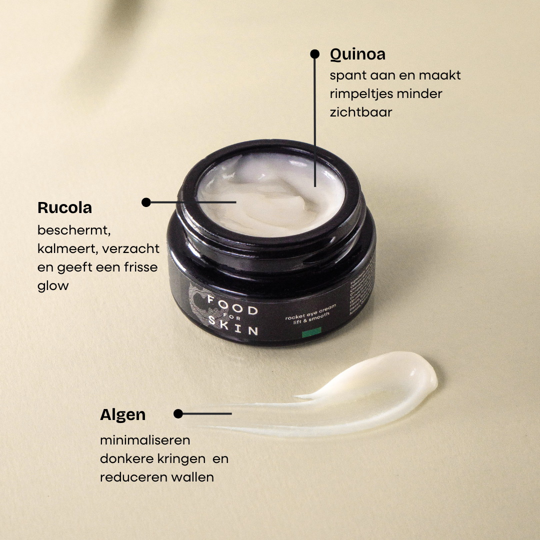 Food for Skin Rocket Eye Cream fordele