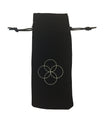 Oolaboo Amethist Beauty Roller sort fløjlspose