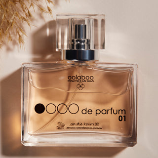 Oolaboo OOOO de Parfum 01 flakon på 50 ml med tørrede blomster
