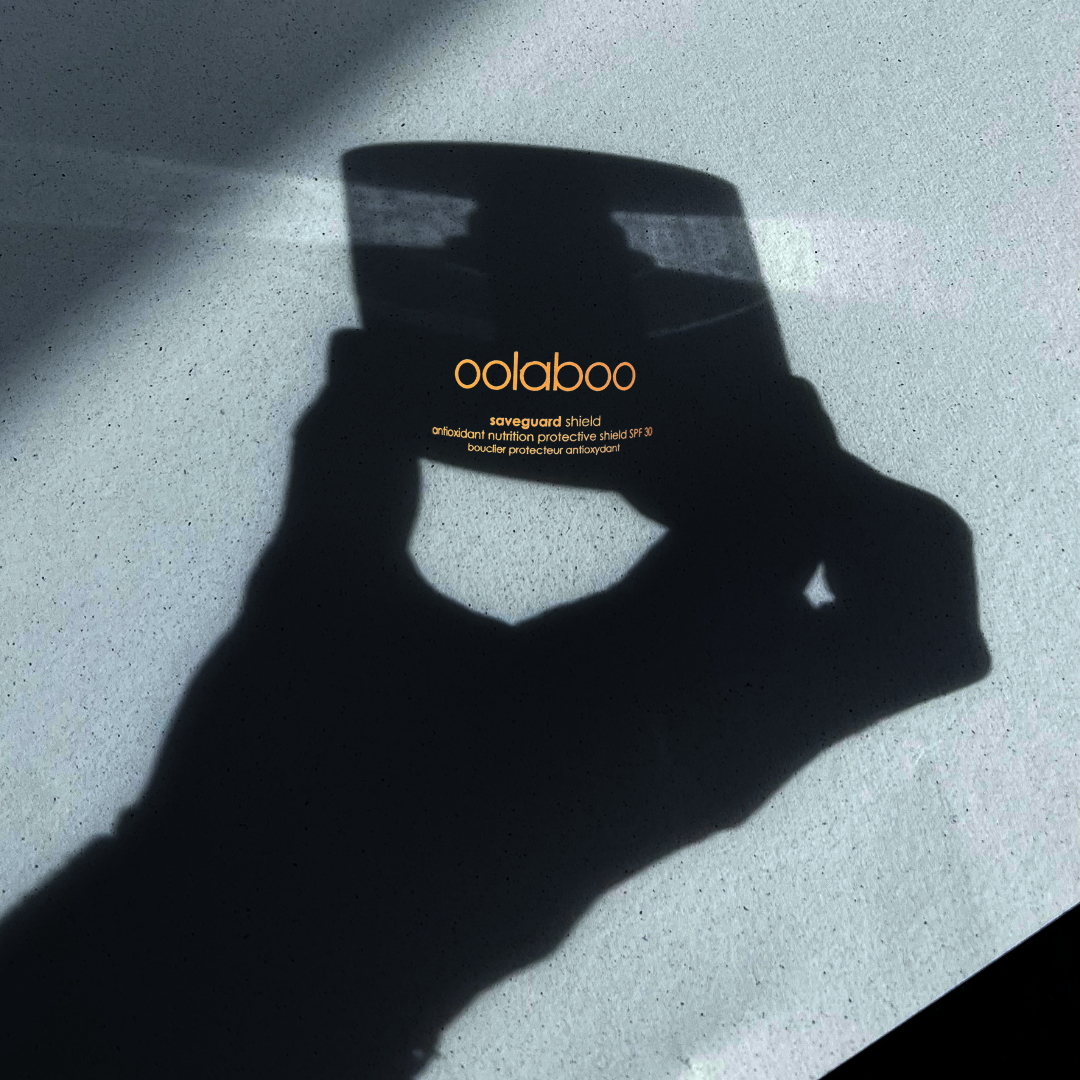 Oolaboo Saveguard Protective Shield SPF30 med skygge af en hånd