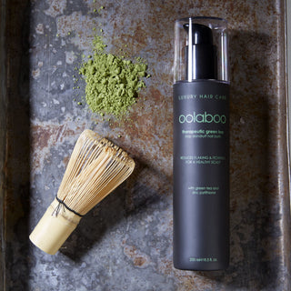 Oolaboo Therapeutic Green Tea Stop Dandruff Shampoo med matcha og piskeris