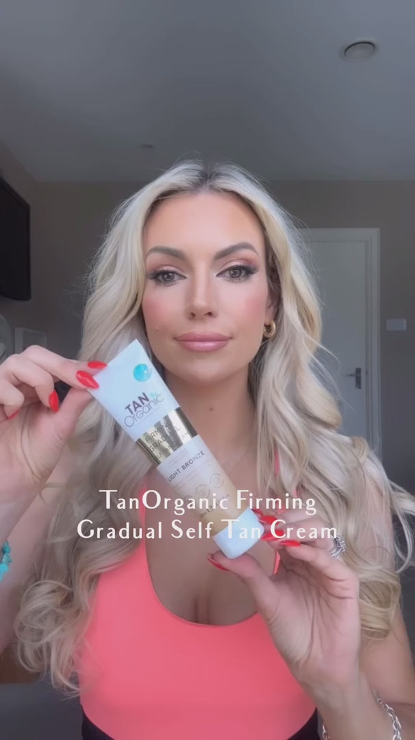TanOrganic Firming Gradual Selftan Cream voor en na video
