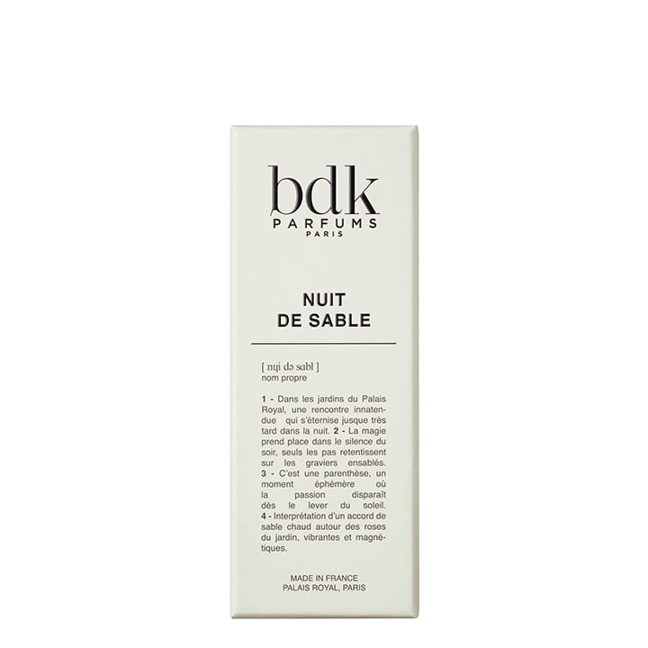 BDK Parfums Nuit De Sable - Eau de Parfum emballage